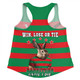 South Sydney Rabbitohs Women Racerback Singlet Custom Team Of Us Die Hard Fan Supporters Aboriginal Inspired