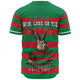 South Sydney Rabbitohs Baseball Shirt Custom Team Of Us Die Hard Fan Supporters Aboriginal Inspired