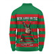South Sydney Rabbitohs Long Sleeve Polo Shirt Custom Team Of Us Die Hard Fan Supporters Aboriginal Inspired