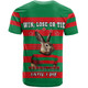 South Sydney Rabbitohs T-Shirt Custom Team Of Us Die Hard Fan Supporters Aboriginal Inspired