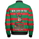 South Sydney Rabbitohs Bomber Jacket Custom Team Of Us Die Hard Fan Supporters Aboriginal Inspired