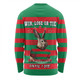 South Sydney Rabbitohs Long Sleeve T-shirt Custom Team Of Us Die Hard Fan Supporters Aboriginal Inspired