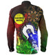 Australia Long Sleeve Shirt Naidoc Week Aboriginal Indigenous Inspired Blood In Me