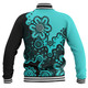 Australia Baseball Jacket Aboriginal Style Of Background Red (Turquoise,Purple)