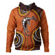 Australia Hoodie Aboriginal Art With Kangaroo