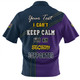 Melbourne Storm Zip Polo Shirt Custom Team Of Us Die Hard Fan Supporters