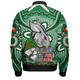 South Sydney Rabbitohs Bomber Jacket Aboriginal Inspired Naidoc Week Custom For Die Hard Fan Supporters