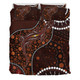 Australia Bedding Set Aboriginal Inspired Lizard With Dot Painting Pattern