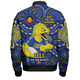 Parramatta Eels Bomber Jacket Custom Naidoc Week 2024 Aboriginal Pattern And Torres Strait Islander Inspired