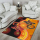 Australia Aboriginal Area Rug - Couple Aboriginal Lizards