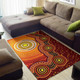 Australia Aboriginal Area Rug - Sunrise Aboriginal Art