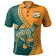 Australia Wallabies Polo Shirt Custom Go Wallabies Aboriginal Inspired Jersey