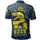 Parramatta Eels Polo Shirt Aboriginal Pattern Inspired Victory Is Ours