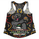 Penrith Panthers Women Racerback Singlet Aboriginal Pattern Inspired Victory Is Ours