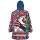 Sydney Roosters Snug Hoodie Merry Ugly Christmas Comic Style