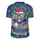 New Zealand Warriors Rugby Jersey Merry Ugly Christmas Comic Style