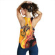 Australia Aboriginal Inspired Women Racerback Singlet Couple Aboriginal Inspired Lizards