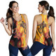 Australia Aboriginal Inspired Women Racerback Singlet Couple Aboriginal Inspired Lizards