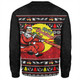 Australia Sweatshirt Aboriginal Didgeridoo Santa Christmas