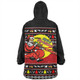 Australia Snug Hoodie Aboriginal Didgeridoo Santa Christmas