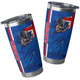 Newcastle Knights Tumbler Happy Australia Day Flag Scratch Style