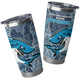 Cronulla-Sutherland Sharks Tumbler Custom Grand Final With Contemporary Style Of Aboriginal Painting