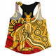 Australia Women Racerback Singlet Aboriginal Kangaroo Journey