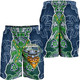 Canberra Raiders Men Short - Custom Grand Final With Contemporary Style Of Aboriginal Painting
