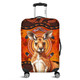 Indigenous Australian Aboriginal Luggage Cover Kangaroo Spirit Dreaming