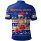 Australia Polo Shirt Merry Christmas Mate Surf's Up Santa