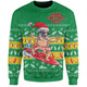 Australia Sweatshirt Merry Christmas Mate Surf's Up Santa