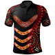 Australia Aboriginal Polo Shirt - Aboriginal Boomerangs With Dot Painting Pattern
