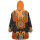 Australia Snug Hoodie Aboriginal Indigenous Dot Style Design Cuture