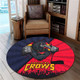Adelaide Crows Round Rug Breaking Through Fan Design