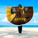 Hawthorn Beach Blanket Breaking Through Fan Design