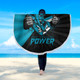 Port Adelaide Beach Blanket Breaking Through Fan Design