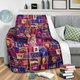 Brisbane Lions Blanket Legacy Of The Pride Comic Style
