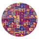 Brisbane Lions Round Rug Legacy Of The Pride Comic Style