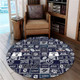 Carlton Round Rug Legacy Of The Pride Comic Style