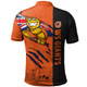 GWS GIANTS Polo Shirt Burning Passion Of Power Scratch Style