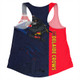 Adelaide Crows Women Racerback Singlet Burning Passion Of Power Scratch Style