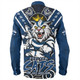 Geelong Cats Long Sleeve Shirt Ripped Legacy Of The Game