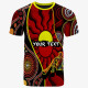 [Custom] Australia T-shirt - Australia Aboriginal Dots With Didgeridoo