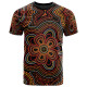 Australia ABoriginal T-Shirt - Aboriginal Dot Painting Flowers Style Ver02