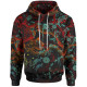 Australia Hoodie - Kangaroo Adults Indigenous Art