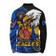 West Coast Eagles Long Sleeve Polo Shirt Power Through Generations NAIDOC Edition