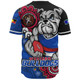 Western Bulldogs Baseball Shirt Power Through Generations NAIDOC Edition