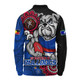 Western Bulldogs Long Sleeve Polo Shirt Power Through Generations NAIDOC Edition