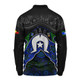 Indigenous Australian Aboriginal Long Sleeve Polo Shirt Torres Warrior Legacy NAIDOC Journey