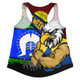 West Coast Eagles Women Racerback Singlet NAIDOC Week Pride Edition